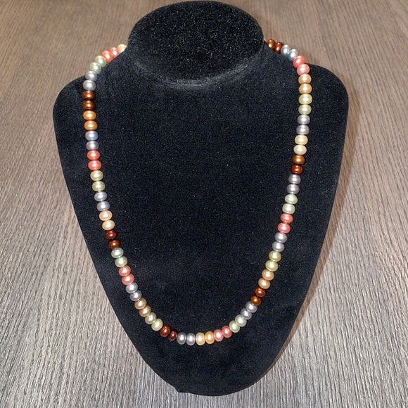 Honora Jewelry - Multi colored pearl necklace